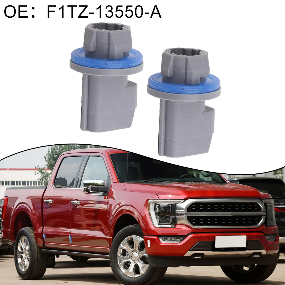 2Pcs Car License Plate Light Socket Bulb Holder Base F81Z13411AA For Ford F150 F-250 F-350 F-550 E-150 E-250 E-350 For EXCURSION