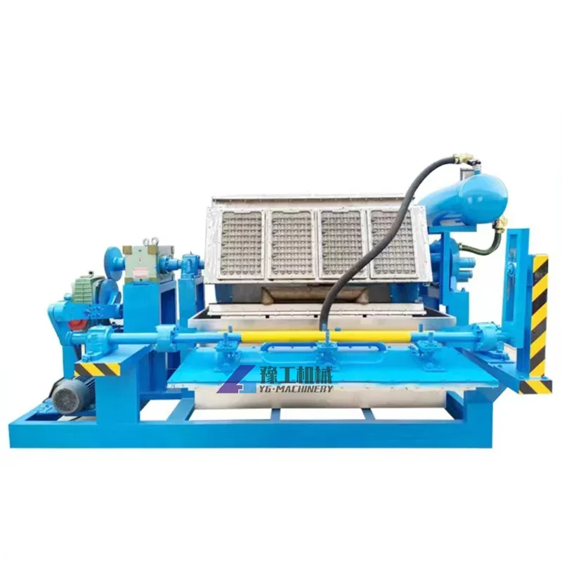 2000 Pcs/hour Automatic Paper Pulp Egg Tray Production Line Waste Paper Recycle Paper Pulp Egg Tray and Egg Box Making Machine