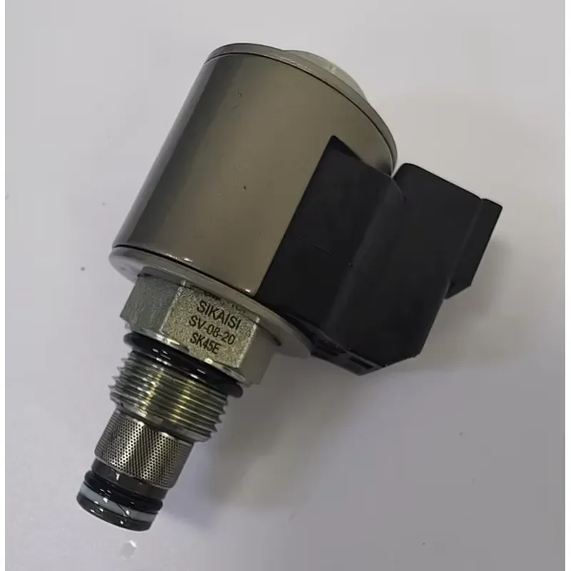 Hydraulic Solenoid Cartridge Valve SV08-20 Two Normally Closed 210 bar 10 GPM with Dutch Connecting Coil