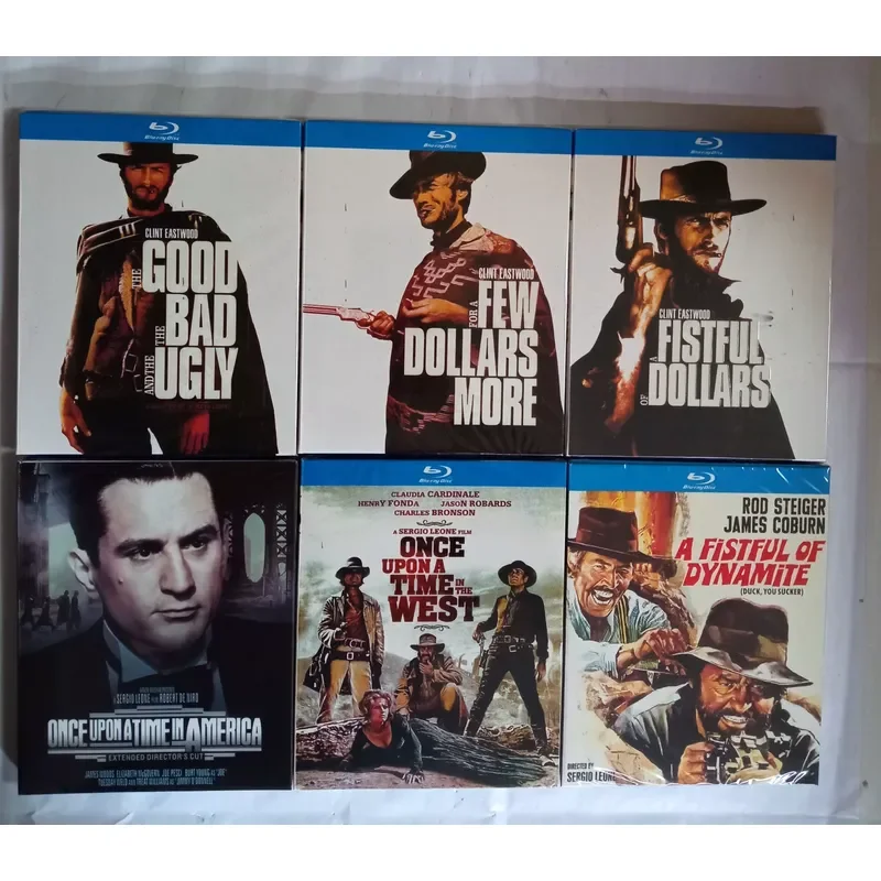Blu ray Disc Western Trilogy and Redemption Trilogy Movie Collection