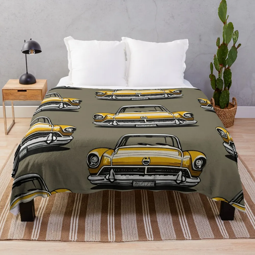 Classic Vintage Car Cartoon Style Throw Blanket Retros christmas gifts Blankets