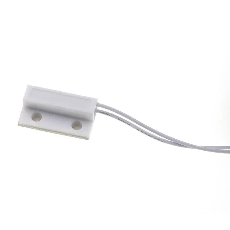 2Pcs MC38 Wired Door Window Sensor 30mm Randomly Lengthen Wire Magnetic Switch For Home Alarm System