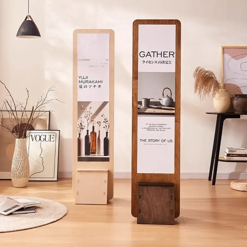 Publicity Display Board Vertical Floor-to-Floor Display Stand Store Exhibition Activities Vertical Display Board Billboard Poste