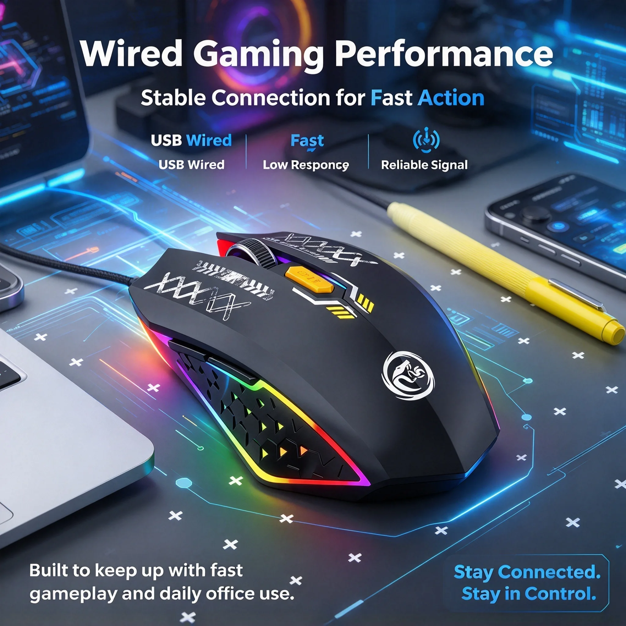 Wireless 2.4G Bluetooth Gaming RGB Backlit Mouse Dual-Mode Gamer Ergonomic Design Optical Mouse For PC Computer Laptop Tablet
