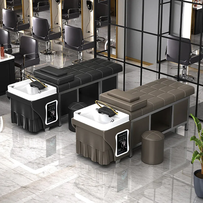 Lay Down Hairdressing Head Electric Hair Spa Washing Hair Shampoo Bed Station