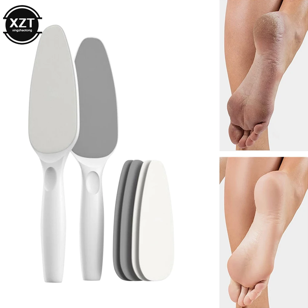 Double Sided Stone Heel File Heel Scraper,Hard Dead Skin Callus Remover Exfoliating Pedicure Care Tool