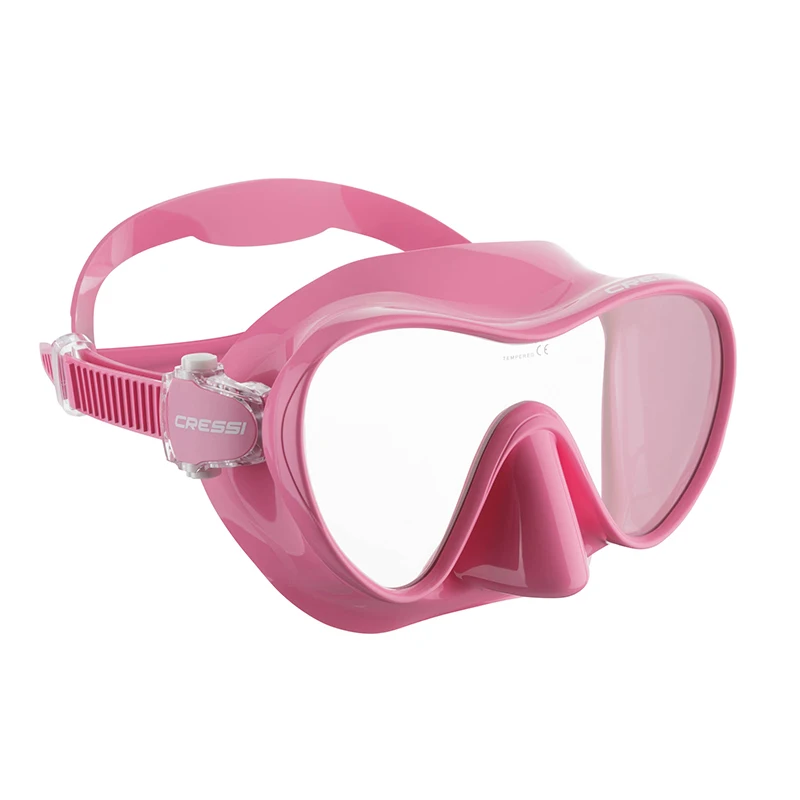 Cressi Kids Dving Mask F1 Small Snorkeling Swimming for Boys Girls Single Lens