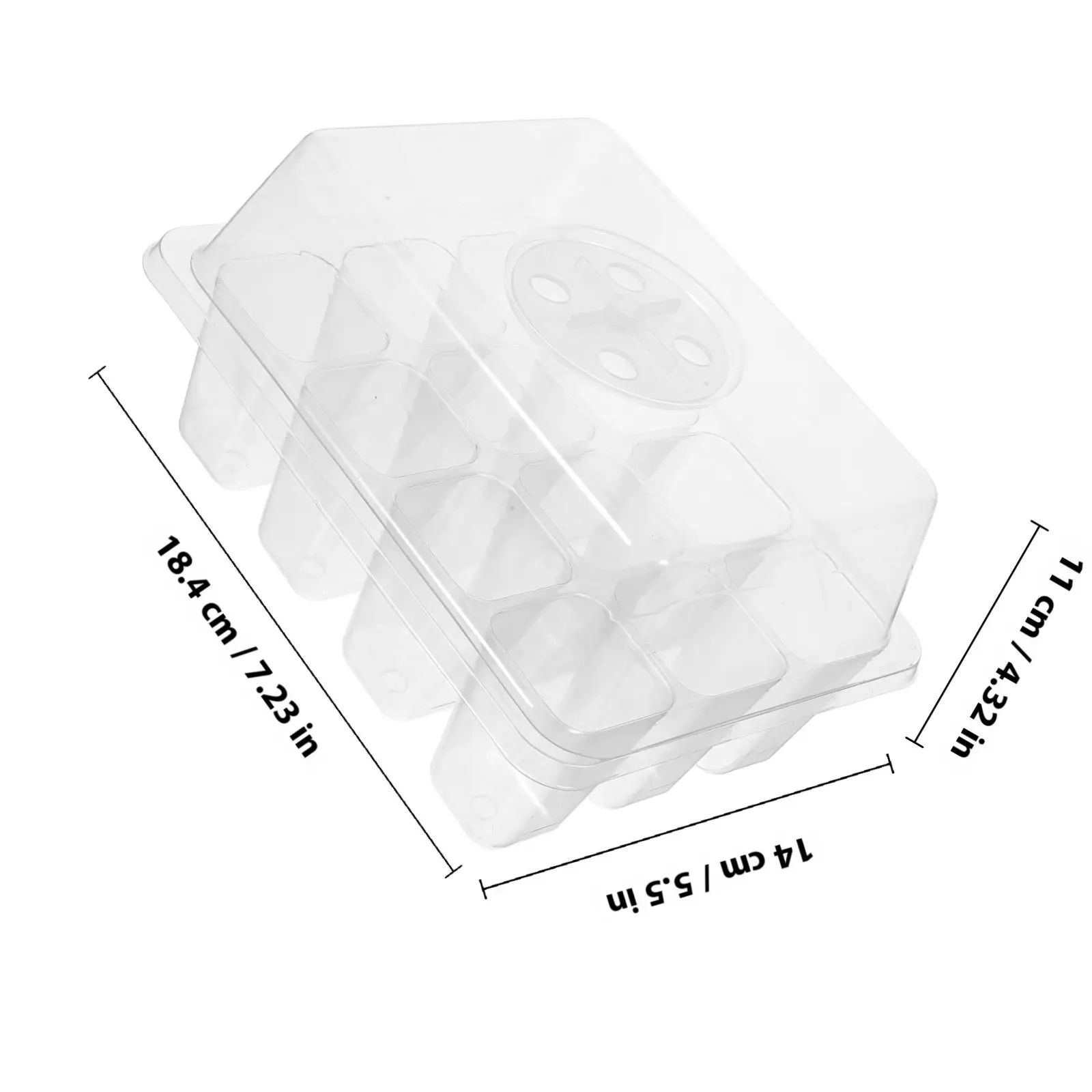 5Pcs Plant Nursery Tray 12 Grids High Quality Plastic Germination Box Plant Grower Hydroponic Grow Tray Gardening Supplies