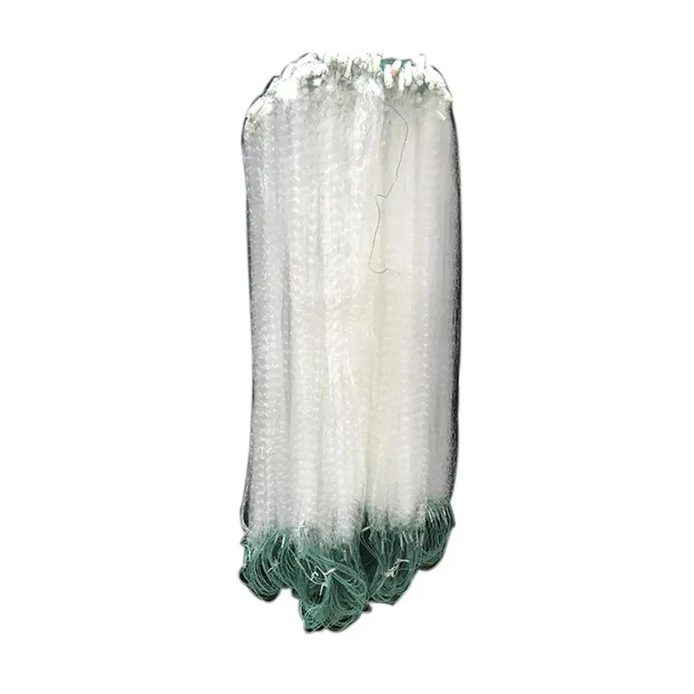 Fishing Net Single Mesh Nylon Float Trap Monofilament Gill Net Fishing Accessories Mesh Netting Tackle Tool