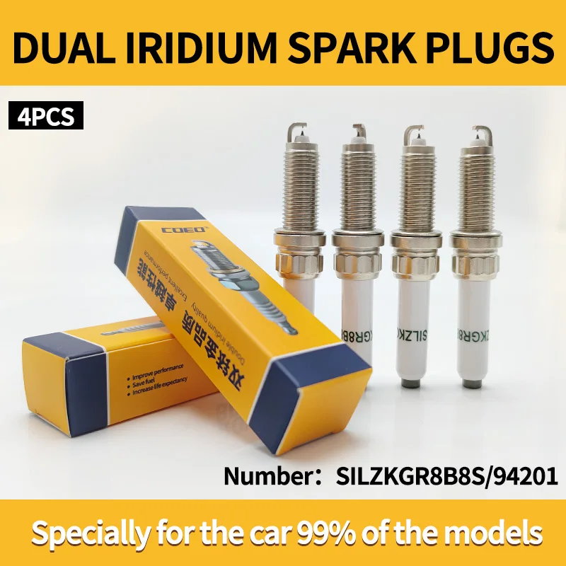 12120041666 Dual Iridium Spark Plugs 94201 SILZKGR8B8S BERU Z366 CH For New BMW Mini 1.5T/2.0T/3.0T B38/B48 engines