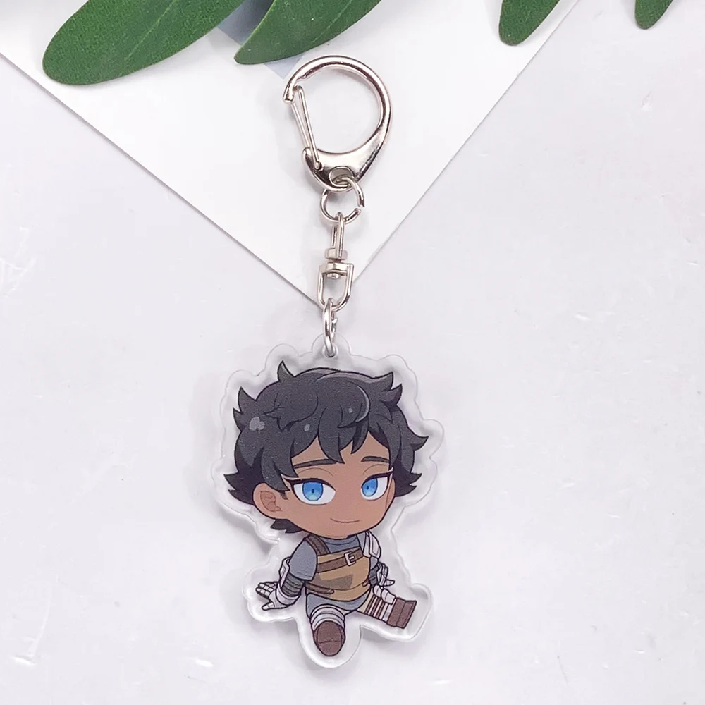 شخصيات أنيمي لذيذ الزنزانة سلسلة مفاتيح مصنوعة من الأكريليك اكسسوارات الإبداعية Cyte حقيبة سحرية على ظهره قلادة كيرينغ هدايا لمحبي #2