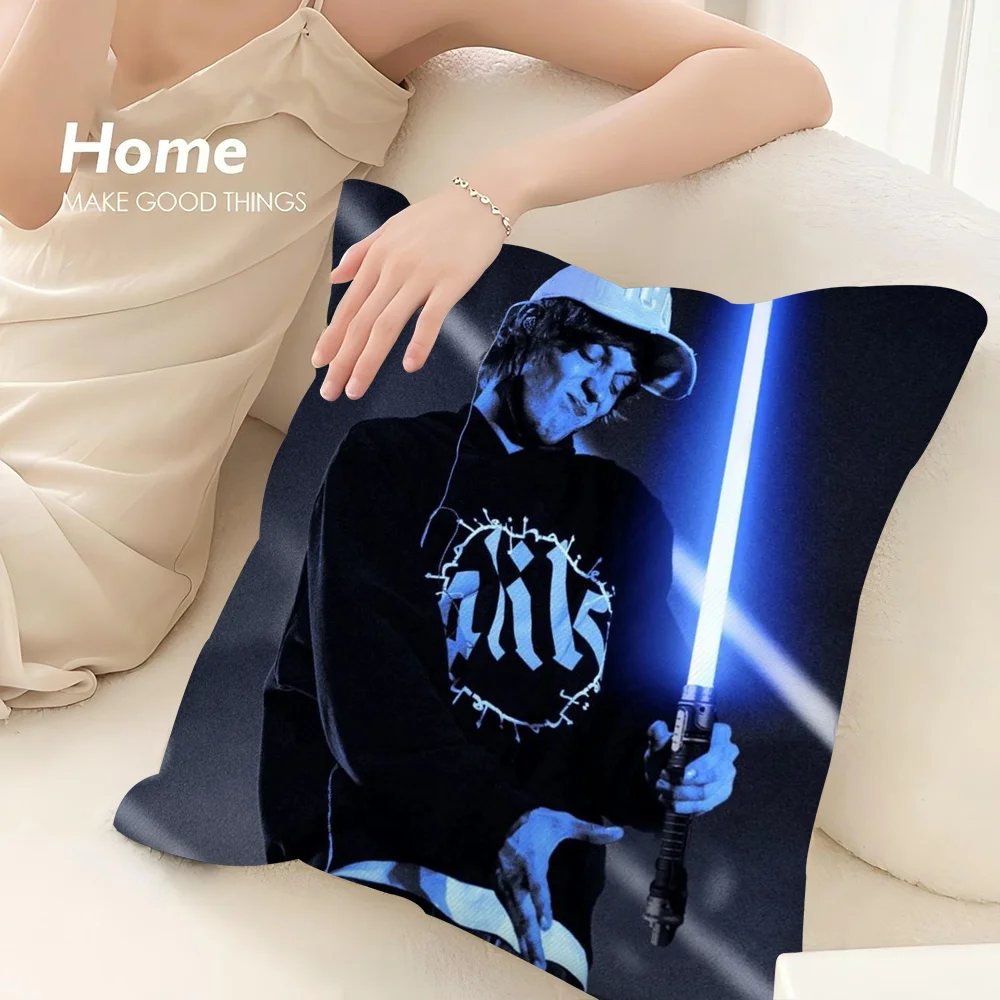 Og B-BudA روسيا مغني الراب كيس وسادة أريكة ديكور المنزل الوجهين طباعة أفخم ساحة رمي وسادة تغطي وسادة غطاء ديكور