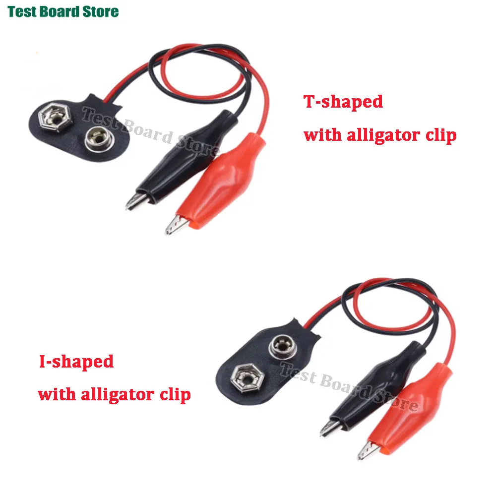 9V Battery Connector Power Clips with PH2.0 XH2.54 Jumper DC 5.5X2.1 Male and Female Adapter Cable 9 Volt Battery Holder DIY - Image 4
