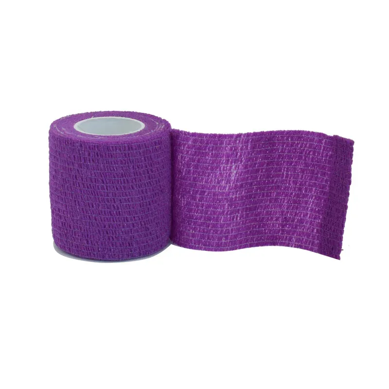 1/6/10/12/15/24Pcs Purple Sport Self Adhesive Elastic Bandage Wrap Tape Elastoplast For Knee Support Pads Finger Ankle Palm