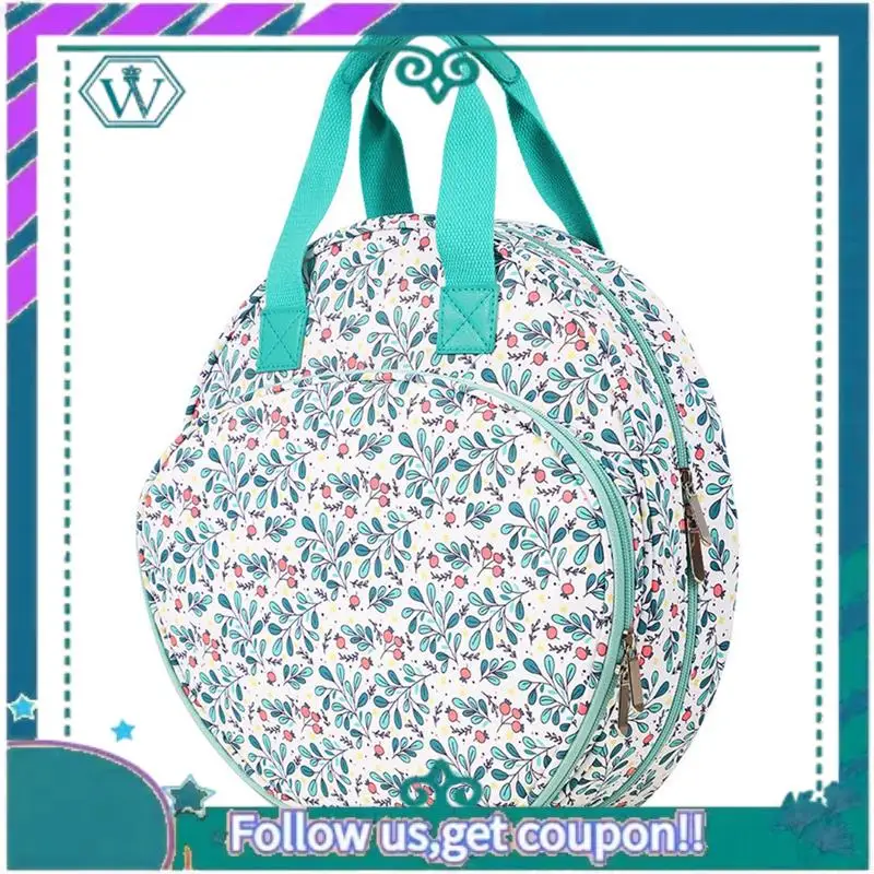 

A09P Embroidery Kit Organizer–Multi-Layer Oxford Storage Bag Featuring Zipper Pockets For Threads& Crafts