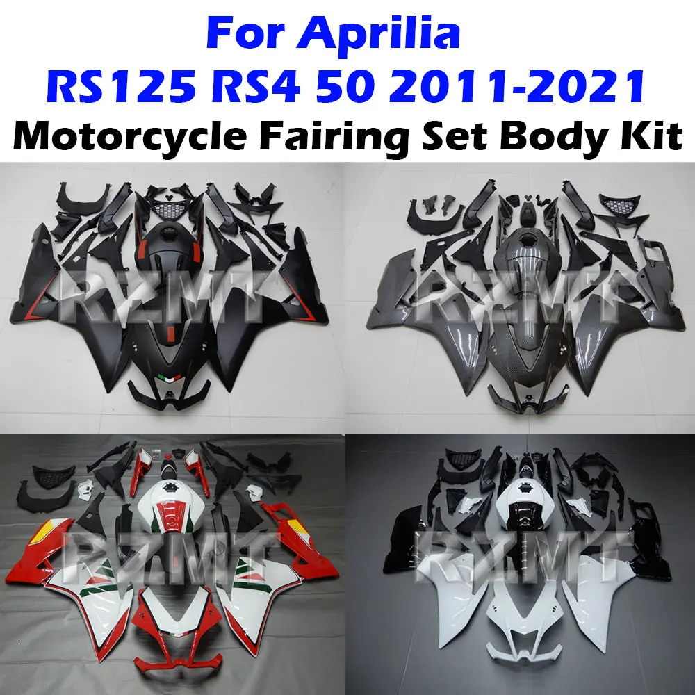 Motorradverkleidung passend für Aprilia RS125 RS4 50 125 2011-2020 Verkleidungssatz komplett lackiert Karosserie Neu ABS-Kunststoff individuell angepasst