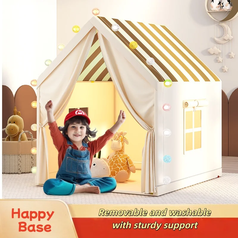 Fun Children's Play Tent, Princess Fairy Tale Toy Castle Tent Great Birthday Gift, Accessories Not Included