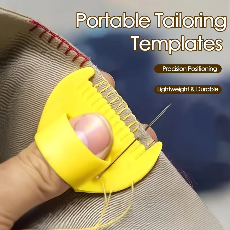 

Diy Hand Sewing Aids Finger Protector Home Sewing Edge Lockstitch Sewing Stencil Accessories Practical Helpers