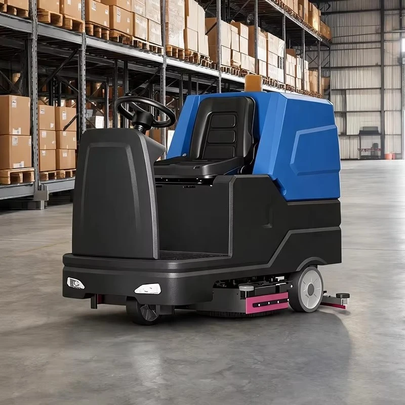 Electric Ride-On New Self-Propelled Floor Scrubber and Sweeper Machine with Strong Motor Power 360 Multifunction Use