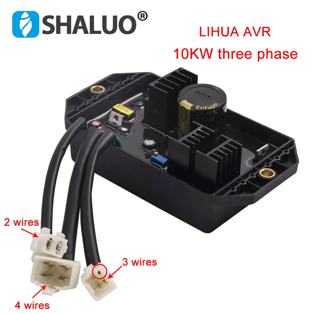 Imagem -02 - Lihua-gerador a Gasolina Diesel Regulador Automático de Tensão Módulo Estabilizador Avr 10kw Tt917 Tt925100 Tt93-7 Tt93c-7