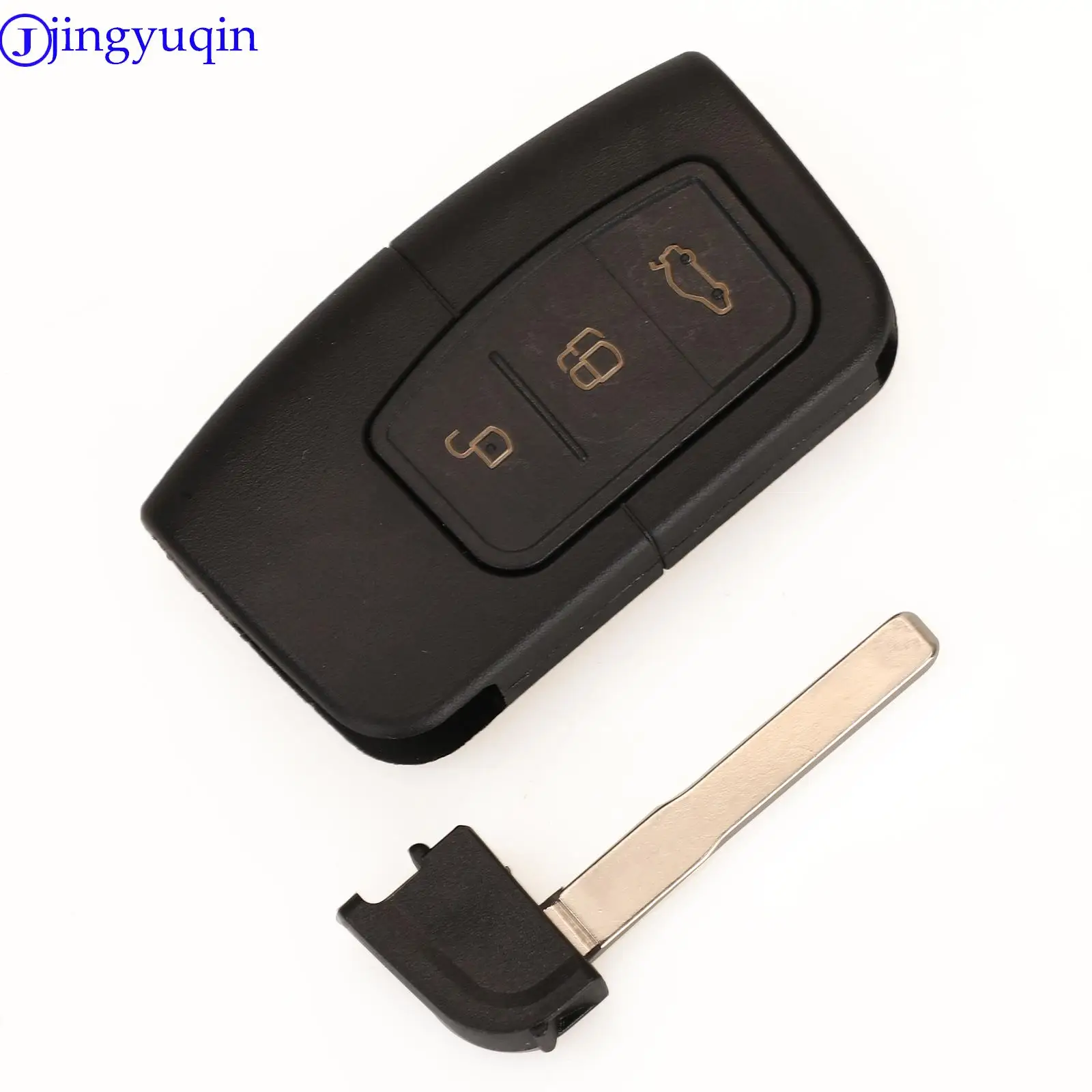 jingyuqin Remote 434 Mhz ID46 Chip PCf7952 3b Car Key For Ford Focus Fiesta Mk7 Escape Kuga Full Key