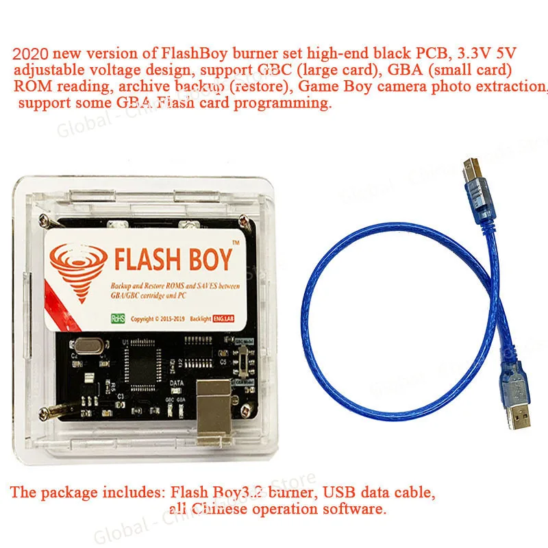 Flash Boy 3,2 Cyclone Dumper для GameBoy GBC GBA ROMS Игровой картридж Flasher Самосвал Поддержка USB Game Boy Camera Recorder Горелка