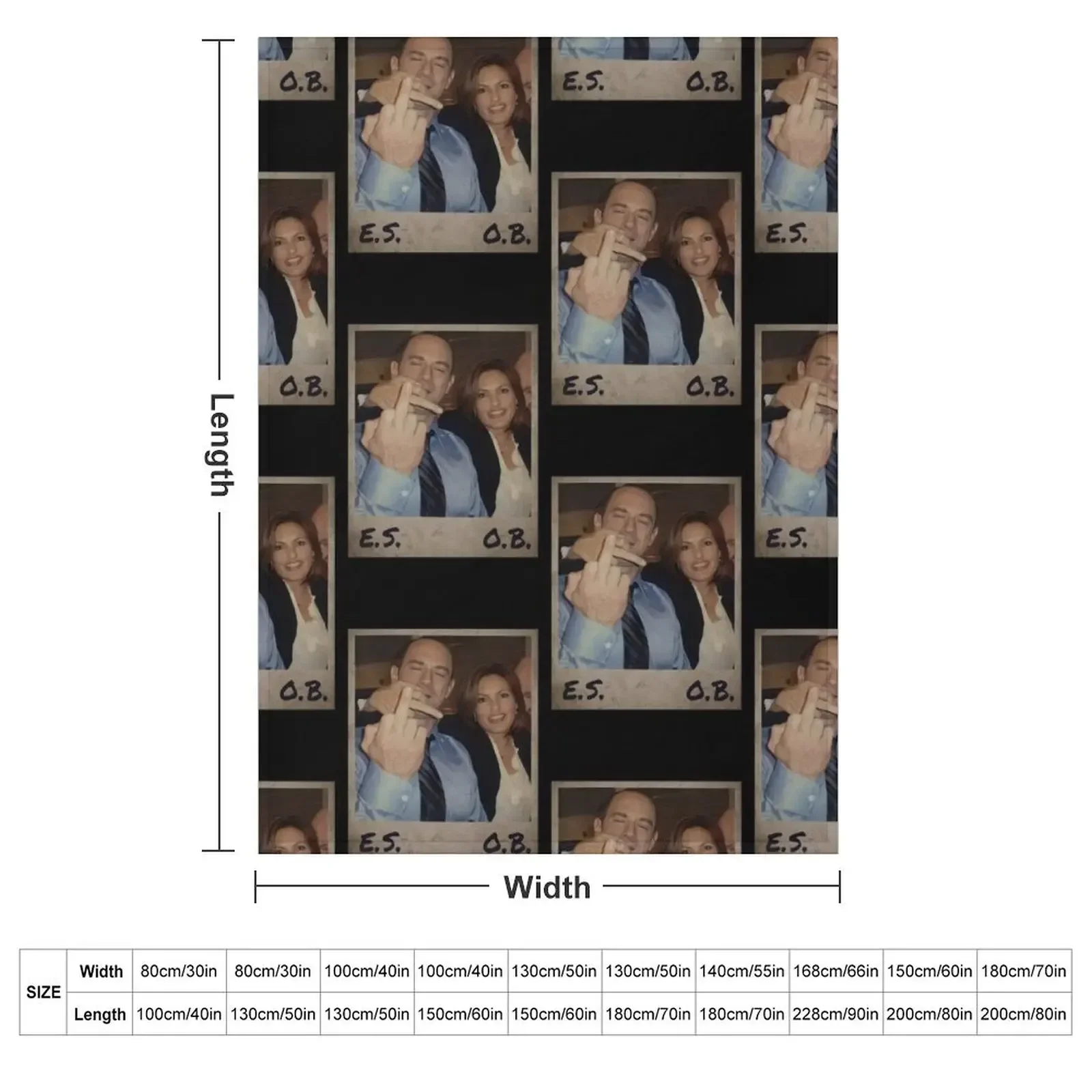 Law and Order Benson and Stabler Throw Blanket blankets and throws Vintage Plaid Hairy Sofa Warm Blankets