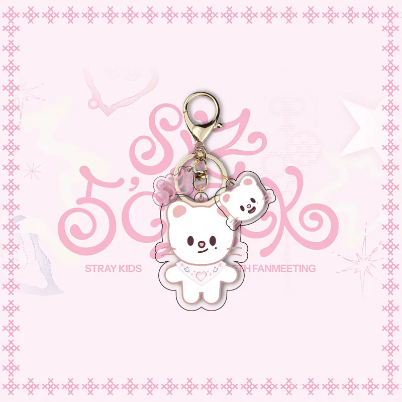 

Новый акриловый брелок-подвеска Stray Kids SKZOO с милыми мультяшными персонажами: Феликс, Банг Чан, Чанбин, Ли Ноу, Хан, Хёнджин. Сувенир для фанатов.
