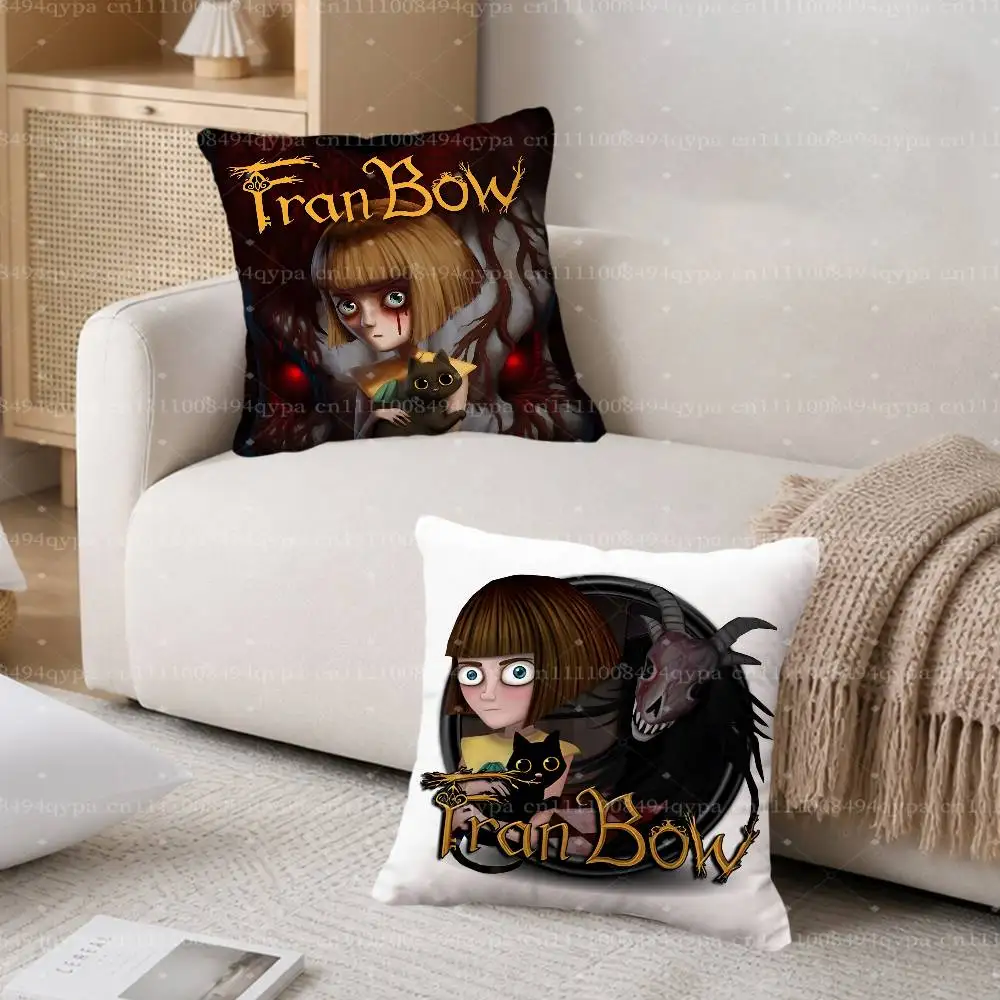 F-Fran Bow Mr Midnight Throw Pillow Cushion Cases Kawaii Decorative Living Room Decor Soft Decorative Pillows