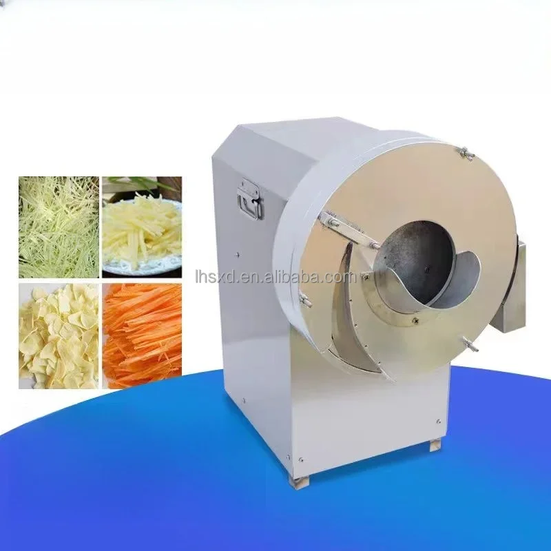 Commercial Stainless Steel Ginger Cutting Machine/ginger Slicing Machine/Canteen Ginger, Shredded Potatoes, Shredded Carrots