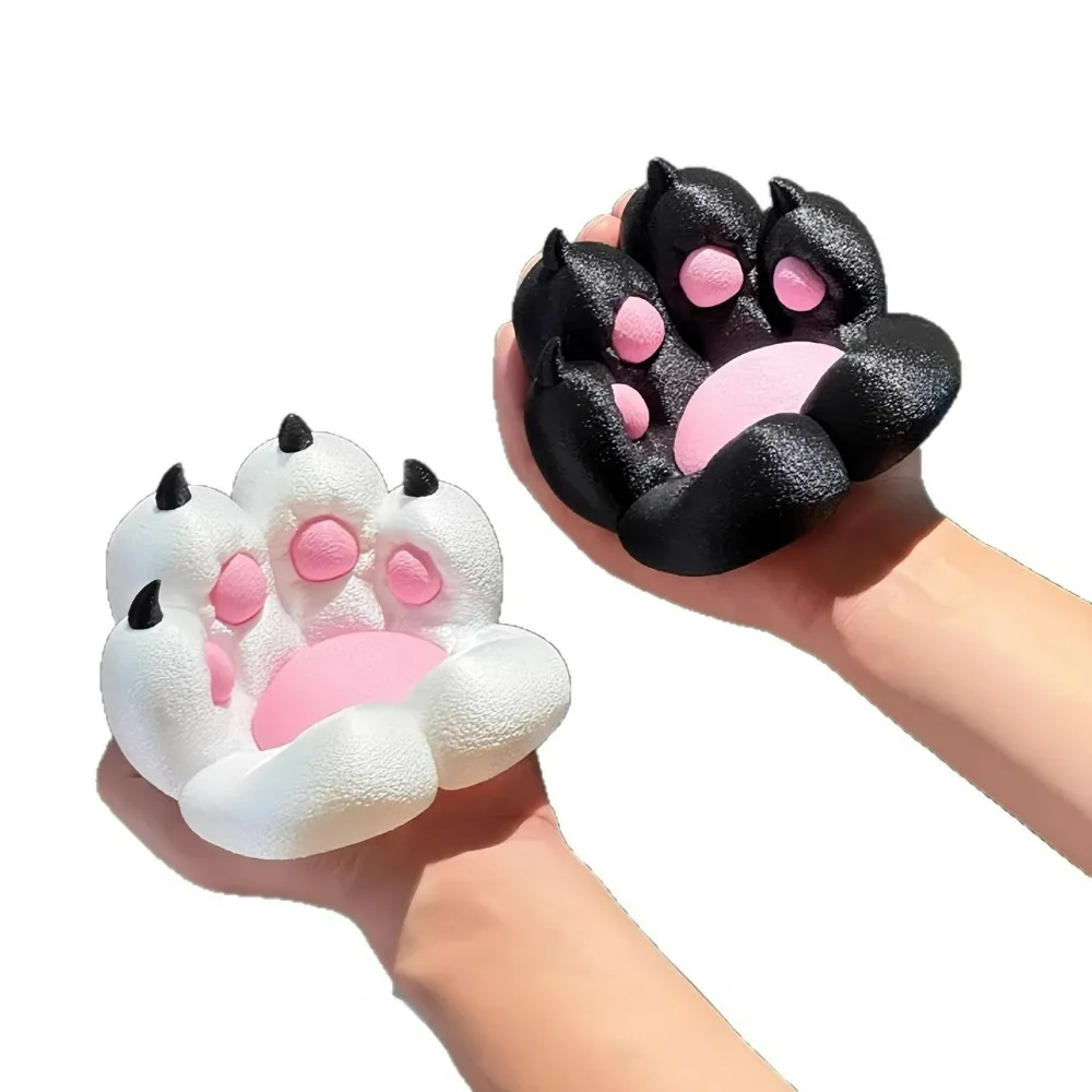 حامل هاتف مكتبي بمخلب القط مع قاعدة حامل ديكور إبداعي عالي المظهر لتخفيف التوتر للمنزل والمكتب