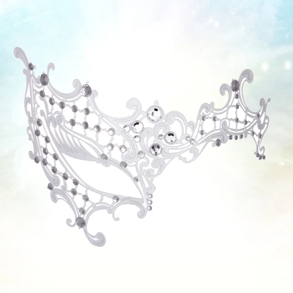 نصف معدن الماس الماس قناع حفلة تنكرية تأثيري المرأة قناع زي الرقص التبعي