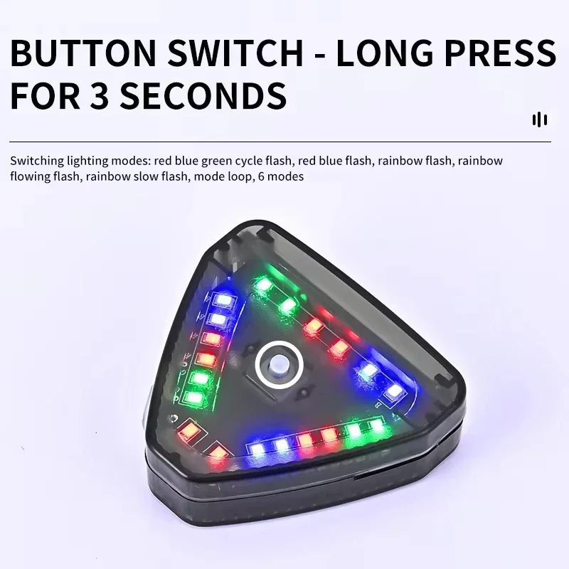 Solar Power Car Strobe Warning Light Colorful LED Night Rear Collision Flashing Siganl Lamp For Car,Motorcycle,Motorbike