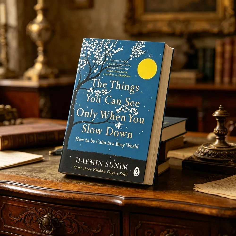 The Things You Can See When You Slow Down English Stressed Adults Paperback Mindfulness Book Relieve Anxiety & Gain Inner Peace