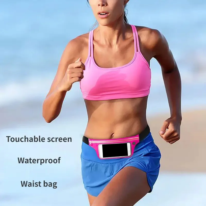 Men Women Running Phone Bags Waterproof Touch Screen Armbands Sports and Fitness Running Accessories for 4.0-6.2 inch Smartphone