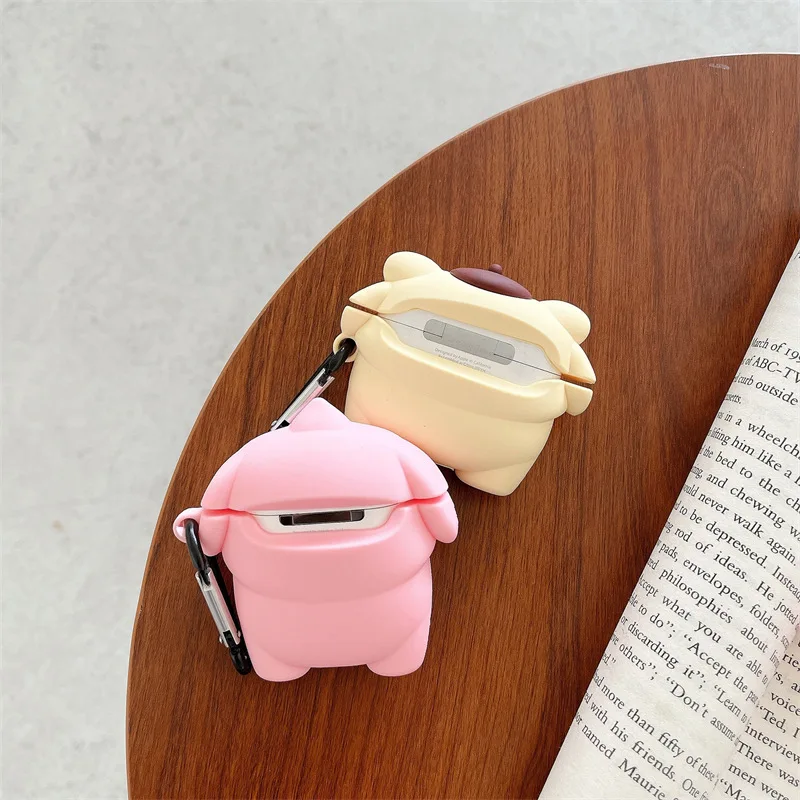 حافظة حماية لسماعات الرأس MINISO Sanrio Melody Pom Pom Purin AirPods Pro من Apple 1/2/3 الجيل سماعة رأس لاسلكية تعمل بالبلوتوث #5