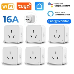 Aubess WiFi/Zigbee Smart Socket Intelligent AU Plug With Power Monitor Wireless Socket Timing Works With Google Home Alexa