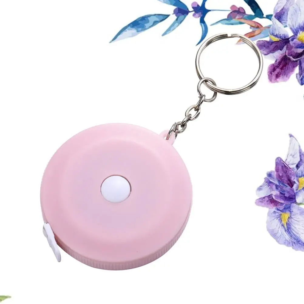 Mini Tape Measure High Precision Portable Retractable Sewing Tool Clear Scale Marks Durable Plastic Metal Measuring Bust Waist