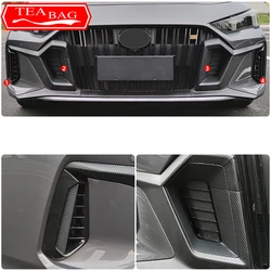 For Trumpchi GAC Empow R 2022-2024 Car Front Grille Face Logo Decoration Carbon Fiber Sticker Appearance Auto Accessories