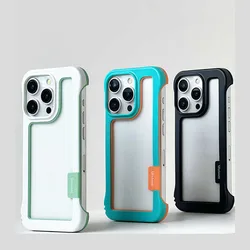 Cute Soft Backless Candy Bumper for iPhone 15 Pro Max 12 13 14 Plus Heat Dissipation Silicone Shockproof Protective Frame Case