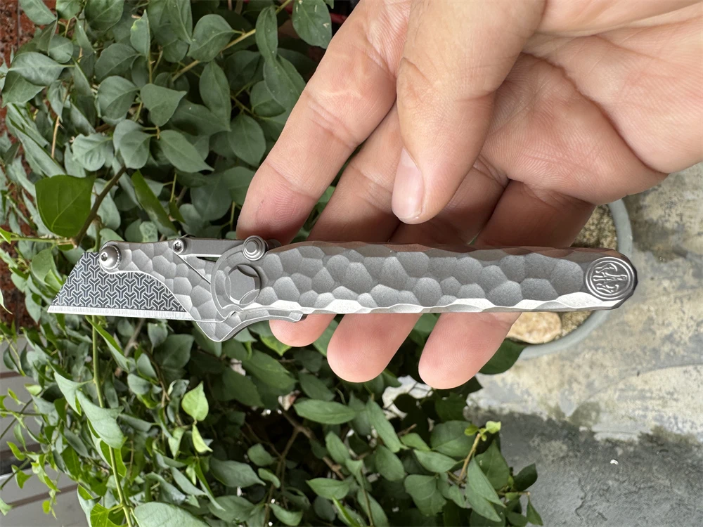 

1 шт. EDC инструмент Eagle Claw складной нож из титанового сплава нож для резки бумаги со сменными лезвиями и инновационным замком соединения