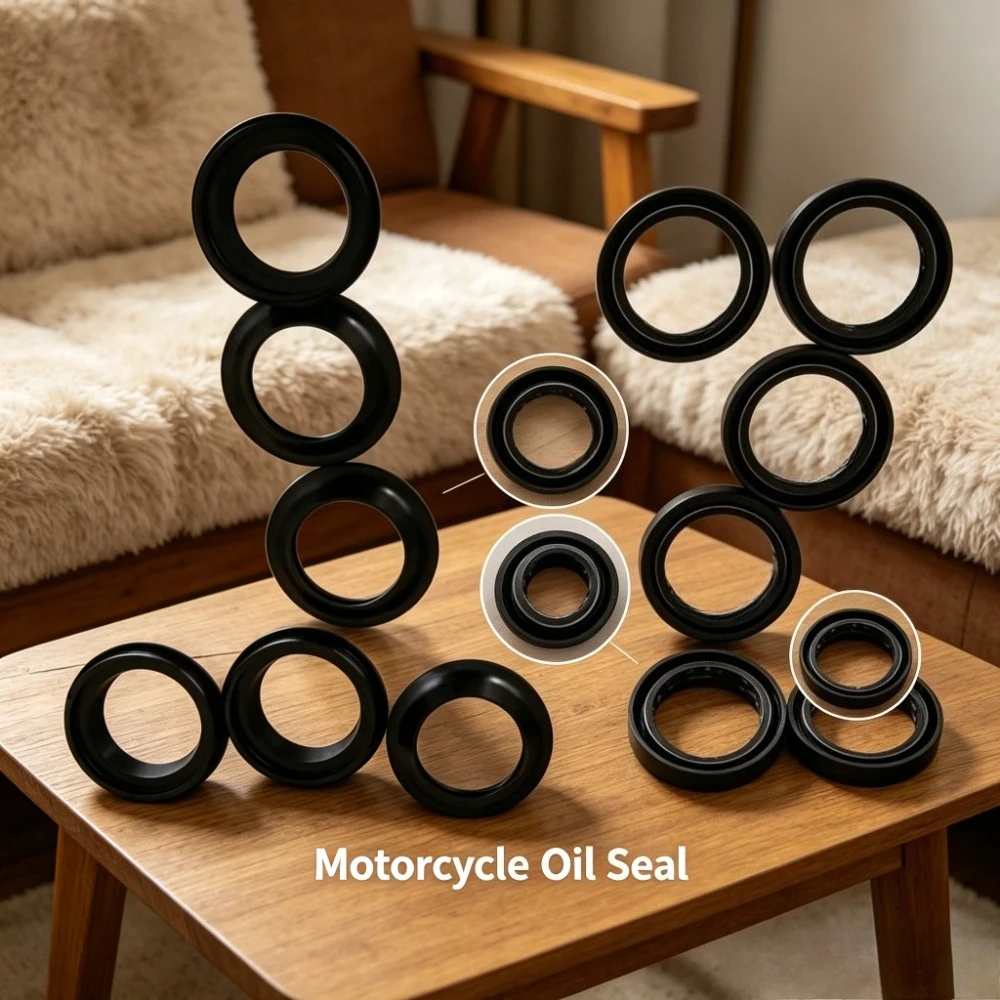 

43x55 Front Fork Dust Oil Seal For Yamaha FZ1 FZ8 YZFR6 FJR1300 YZFR1 YZF R1S R1M XTZ12 V-MAX 1200 VMX12 TENERE 700 XTZ7 07-2022