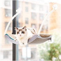 Cat Window Hammock Bed Kitten Sunny Seat Hanging Mount Beds Cat Sofa playing double-decker tunnels Suction Cup Wall Pet Hanging