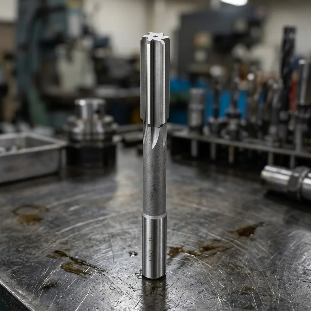 18mm Chucking Reamer HSS H7 Collet Reamer 6 Straight Shank Reamers Straight Flutes Machine Engineering Milling Cutter Tool