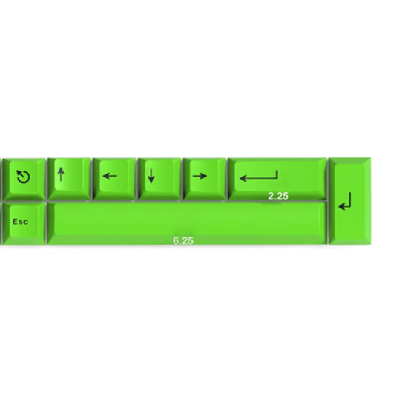 Cherry Profile ABS Two-color 9-key keycap Color Matching Supplementary keycap