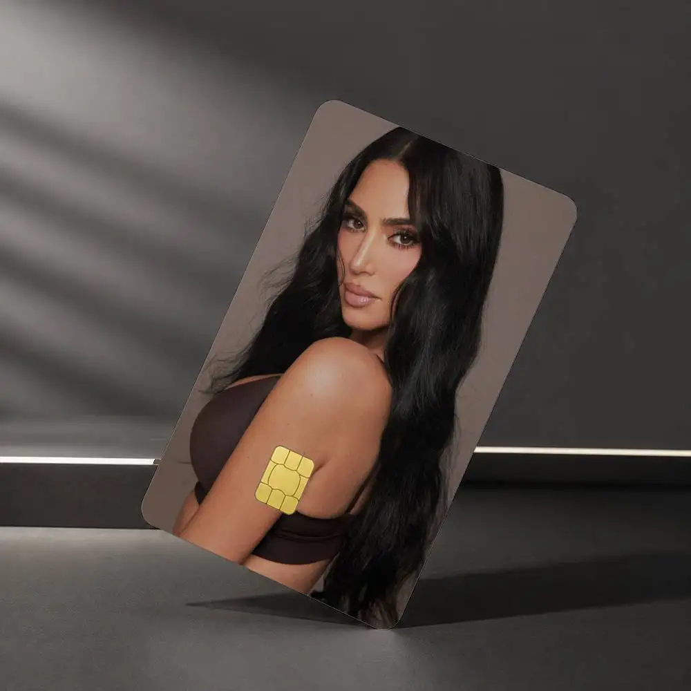 K-Kim K-Kardashian Funny Meme Sticker Film Tape Skin for Credit Card Debit Card Waterproof Stickers