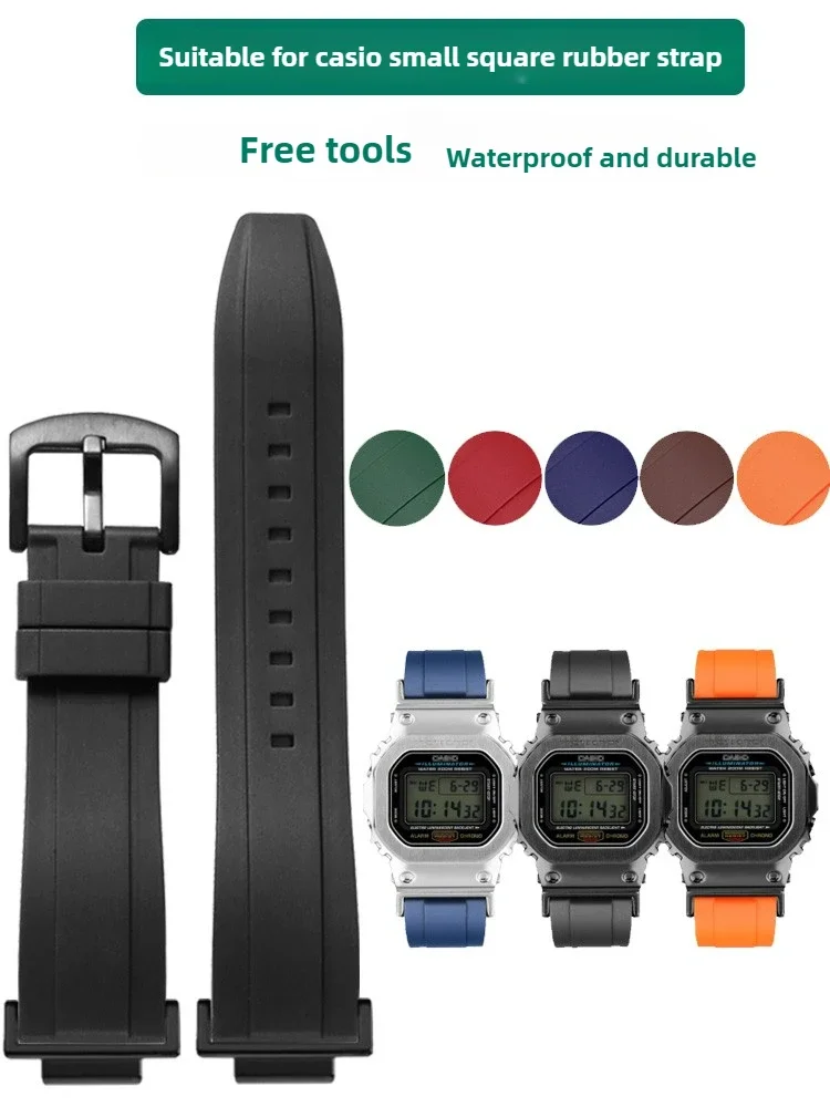 Ji Jue Shi Adapts To Small Square DW5600/G-5600/GW-B5600/M5610 Silicone Watch Strap