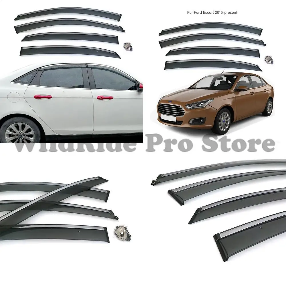 

1 set Molded Rain Visor for Ford Focus 2015-2022 Ford Escort Thickened Rain Deflector