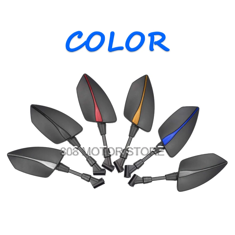 For Voge DS800X Rally Universal CNC Aluminum Tomahawk Rearview Mirrors 8mm 10mm Motorcycle Side Mirrors