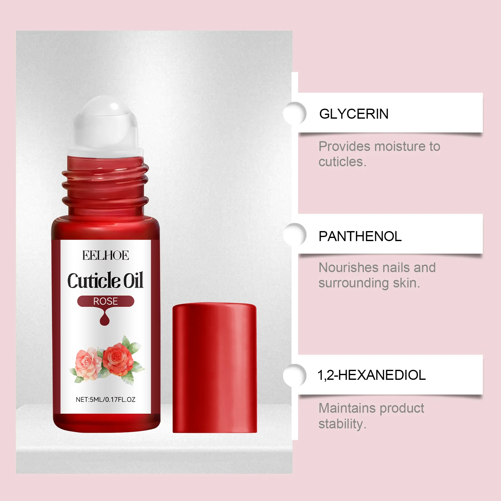 زيت البشرة المغذي اللطيف - العناية المرطبة بالأظافر والبشرة، تركيبة الاستخدام اليومي، أظافر ناعمة لامعة محمولة وطويلة الأمد